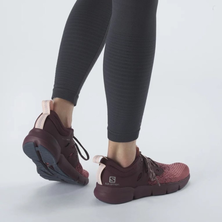 Salomon Predict Soc 2 Women's Running Shoes Burgundy | CA 14T36